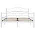 Estructura de cama metal blanco 120x200