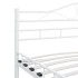 Estructura de cama metal blanco 120x200