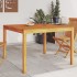 Mesa de comedor de jardín madera maciza de acacia 110x110x75