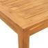 Mesa de comedor de jardín madera maciza de acacia 110x110x75