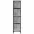 Librería con 4 peldaños madera gris Sonoma 139x33,5x149