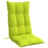 Cojines de silla respaldo alto 6 uds tela Oxford verde