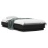 Estructura de cama con luces LED negro 90x200