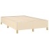 Estructura de cama tela crema 120x190