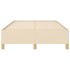 Estructura de cama tela crema 120x190