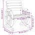 Silla de jardín de madera maciza de abeto 58x58x78,5