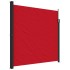 Toldo lateral retráctil rojo 200x500