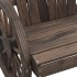 Sillones de jardín Adirondack 2 uds madera maciza de