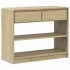 Mesa consola SAUDA madera maciza de pino roble 89,5x36,5x73