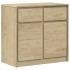 Aparador SAUDA madera maciza pino roble 80x43x75,5