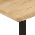 Mesa consola con borde natural madera mango maciza 105x33x76