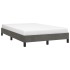 Estructura de cama terciopelo gris oscuro 120x190