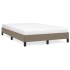 Estructura de cama tela gris taupe 120x190