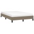 Estructura de cama tela gris taupe 120x190