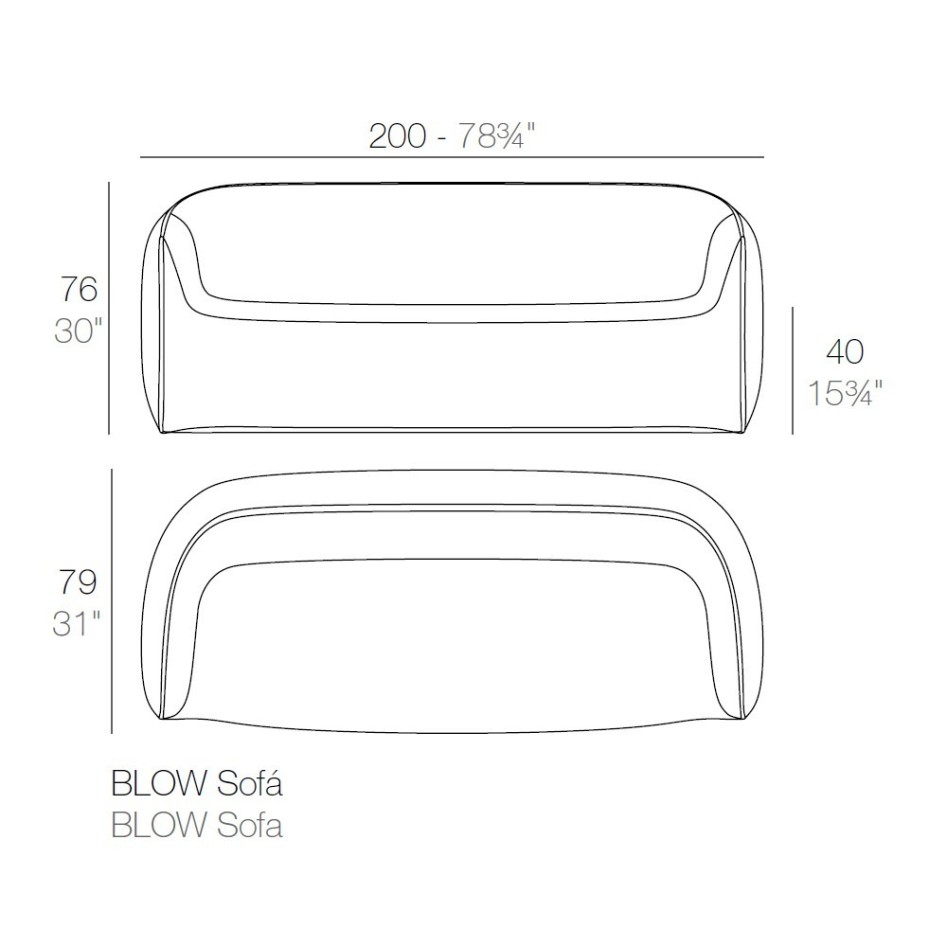 Butaca de diseño, modelo Blow