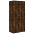 Armario madera contrachapada color roble ahumado 80x52x180