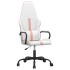 Silla gaming cuero sintético blanco y