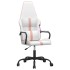 Silla gaming cuero sintético blanco y