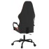 Silla gaming cuero sintético negro y