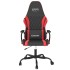 Silla gaming cuero sintético negro y