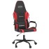 Silla gaming cuero sintético negro y