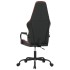 Silla gaming cuero sintético negro y