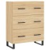 Aparador alto madera contrachapada color roble 69,5x34x180