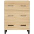 Aparador alto madera contrachapada color roble 69,5x34x180