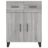 Aparador alto madera contrachapada gris sonoma 69,5x34x180