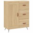 Aparador alto madera contrachapada color roble 69,5x34x180