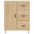 Aparador alto madera contrachapada color roble 69,5x34x180