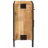 Aparador de madera maciza mango sin tratar y metal 80x31x66