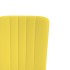 Sillas de comedor 4 uds terciopelo amarillo