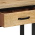 Mesa consola madera maciza de mango rugosa 110x30x75