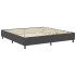 Estructura de cama Box Spring tela gris 200x200