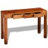 Mesa consola con 3 cajones madera maciza Sheesham 80