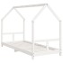 Estructura de cama para niños madera de pino blanco 80x200