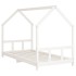 Estructura de cama para niños madera de pino blanco 90x190