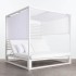 Cama Balinesa reclinable, modelo White Simae