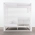 Cama Balinesa reclinable, modelo White Simae