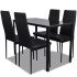 Conjunto de mesa y sillas de comedor 5 piezas