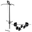 Máquina musculación Power Tower con pesas y mancuernas 60,5 kg