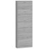 Mueble zapatero madera contrachapada gris Sonoma 59x17x169