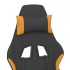 Silla gaming de masaje tela negro y