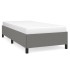 Estructura de cama de tela gris oscuro 80x200