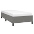 Estructura de cama de tela gris oscuro 80x200