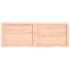 Estante de pared madera maciza roble sin tratar 160x50x(2-4)