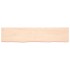 Estante de pared madera maciza roble sin tratar 180x40x(2-6)