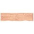 Estante pared madera roble tratada marrón claro 160x40x(2-6)