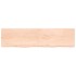 Estante de pared madera maciza roble sin tratar 200x50x(2-6)